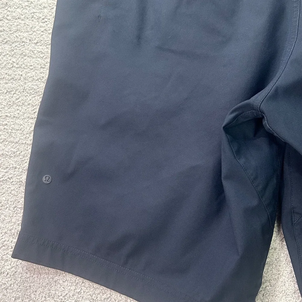 Lululemon Flat Front Short Chino Navy Blue 38 Golf Athletic 10